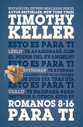 Imagen 1 de 2 de Romanos 8-16 Para Ti,léelo, Estúdialo, Úsalo, Keller, Poiema