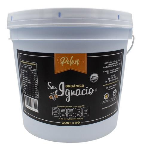 Polen Orgánico San Ignacio 2kg Usda Organic