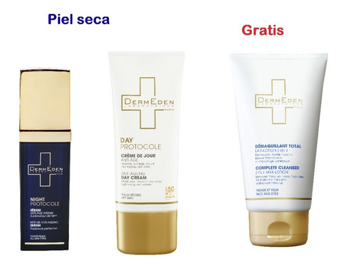 Kit Dermeden Antiedad Noche Y Dia Para Piel Seca +regalo