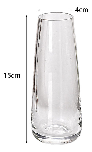 Vaso De Vidro Transparente, Recipiente Transparente Para
