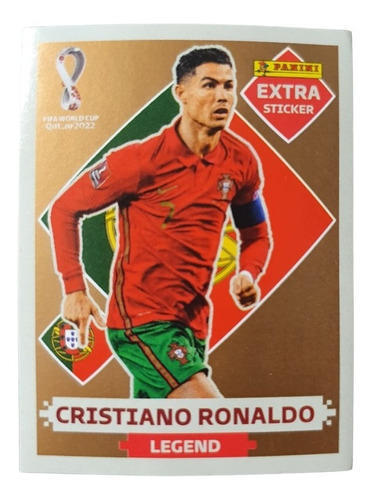 Cristiano Ronaldo Bronce Extra Sticker Panini Qatar 2022 