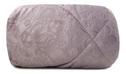 Edredom La Dotta Plush Cloud Solteiro 160x240 Cm Rosa - 5031