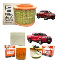 Comprar Kit 4 Filtros Toyota Hilux \u002F Sw4 2.5 3.0 2005 A 2015 Fram