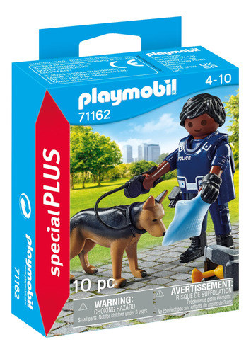 Playmobil Special Plus Policía Con Perro 71162