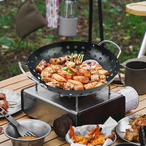 Verduras A La Parrilla Para Asar Carne A La Parrilla, Sartén