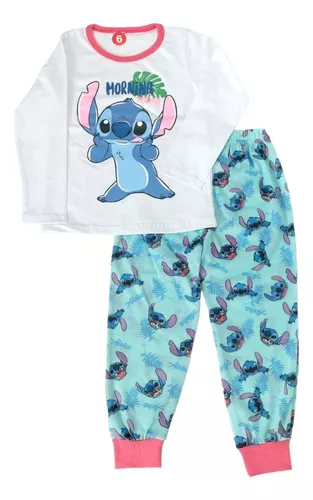 Stitch - Conjunto de pijama de 2 piezas para niñas