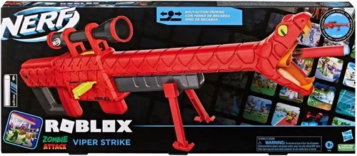 Lançador Nerf Roblox Zombie Attack Viper Strike Hasbro F5484