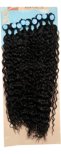 Cabelo Bio Vegetal Cacheado Fátima Em Tela 75cm 320g Sleek