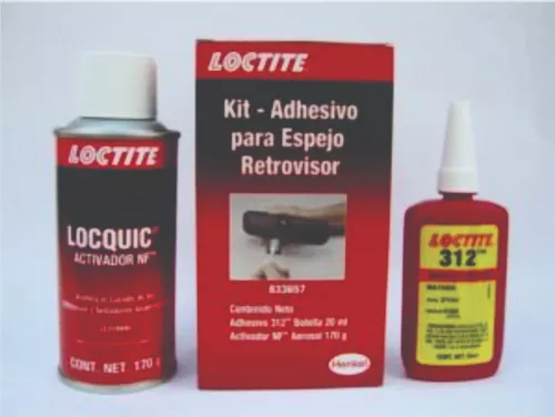 Pegamento Cristal-acero , Cristal-cristal Loctite