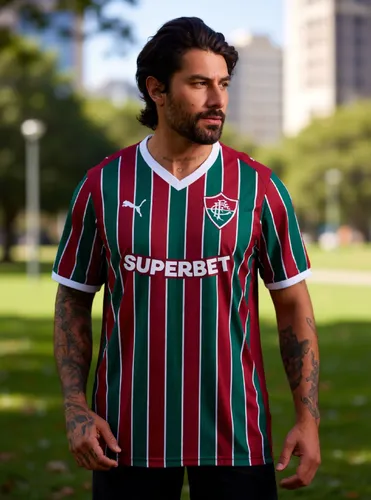 Camisa Fluminense Puma Masculina Jogo Partida