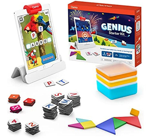 Osmo - Genius Starter Kit, Edades 6-10 - Matemáticas, Ortogr