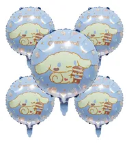 Comprar Pack 5 Globos Cinnamoroll Redondos Metalizados Kuromi 45cm