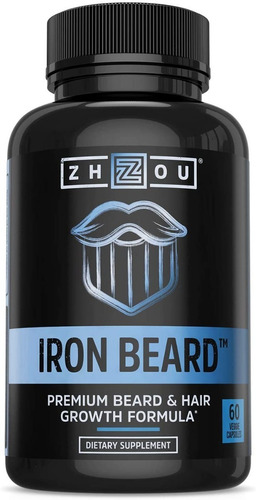 Imagen 3 de 5 de Barba Increíble | Minoxidil 5% + Vitaminas Premium 60 Caps |