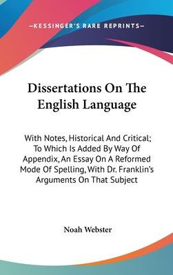 Libro Dissertations On The English Language : With Notes,...