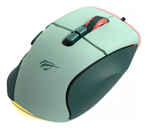 Mouse Raton Botones Juegos Pc Luz Rgb Óptico Ergonomico 