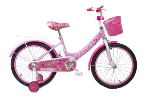 Bicicleta paseo femenina Love Lady R20 frenos v-brakes y tambor color rosa con ruedas de entrenamiento  