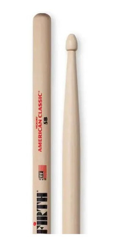 Imagem 2 de 2 de Baqueta American Classic 5b Ponta De Madeira Vic Firth 1263