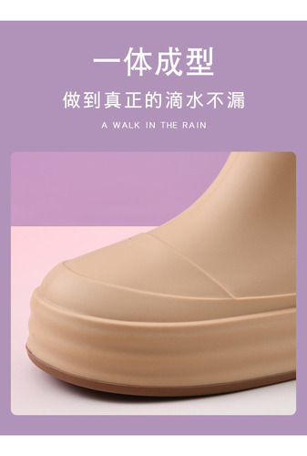 Botas De Lluvia Antideslizantes Zapatos Lluvia Para Mujeres