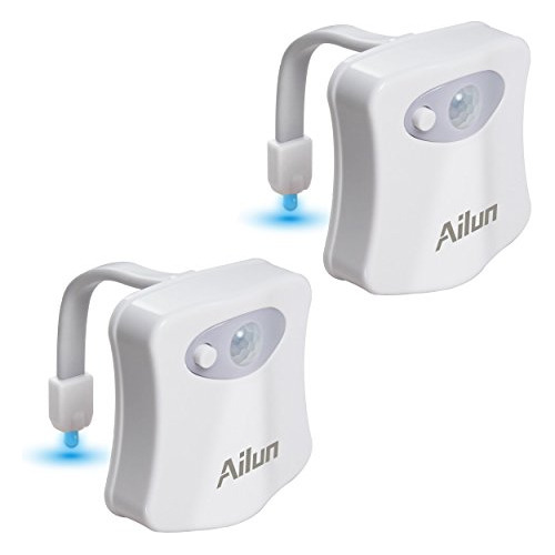 Luz Nocturna Del Inodoro [2pack] Por Ailun, Luz Led Activada