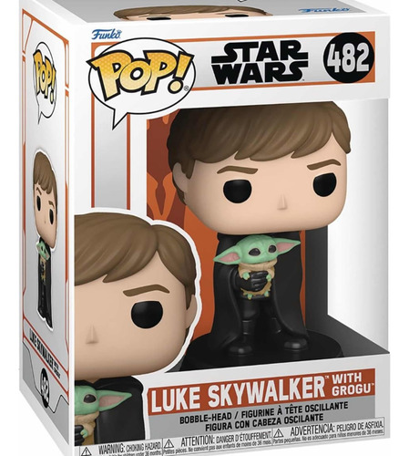 Funko Pop! Star Wars Luke Skywalker (with Grogu) & 482