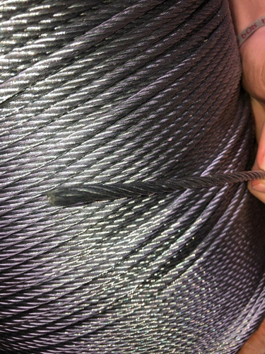 Cable De Acero Galvanizado 5mm 6x19+1 1000 Metros Technik