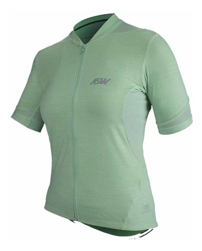 Camisa Asw Feminina Essentials Verde Agua Bike 20