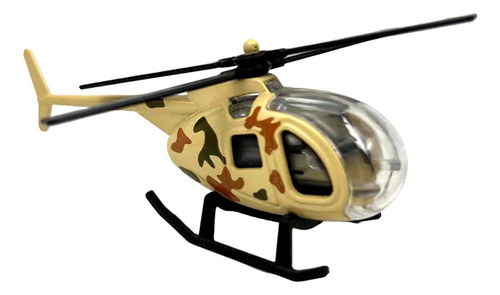 Ff Helicóptero De Aleación Fundida A Presión A Escala 1/64,