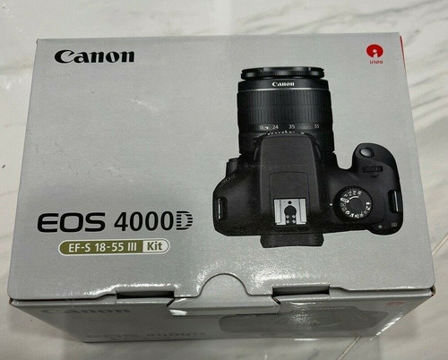 Imagen 4 de 4 de Canon Eos 4000d Kit + Ef-s 18-55 Dc Iii Modelo Internacional
