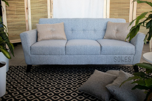 Sillon Sofa Retro Vintage Parisescandinavo Nordico 3cp Cts