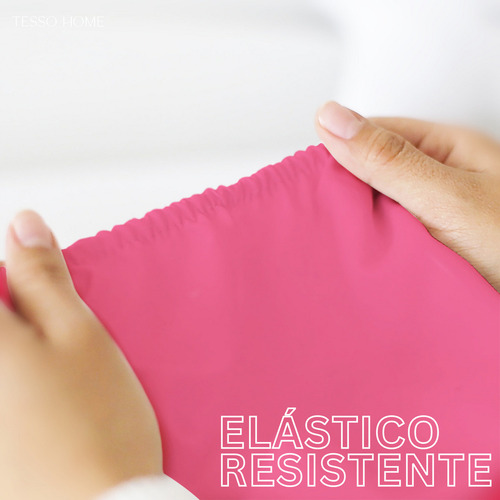 Juego de sábanas Ultrasoft Microfibra Matrimonial color rosa
