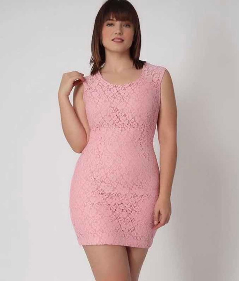 Vestido De Encaje Pastel. Juli Cohn T/32 | MercadoLibre