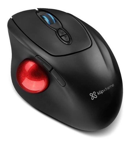 Mouse Inalámbrico Klip Xtreme Ergoball 4800 Dpi Negro