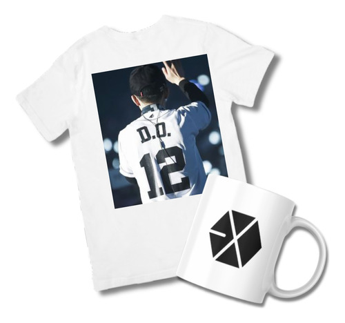 Combo Remera Y Taza | D.o | Exo | Kpop