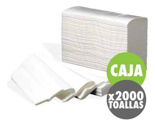 Papel Toalla Intercalada Extra Blanco X 2000 Unidades