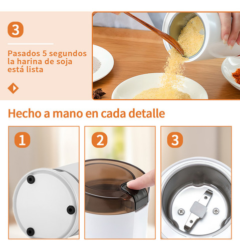 Moledor Molinillo Electrico Para Granos De Cafe Y Nuez
