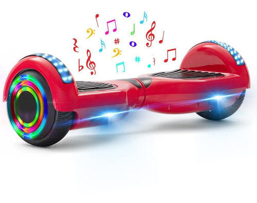 Imagen 6 de 6 de Hoverboard Smart Balance Patineta Bateria Samsung Luces Led