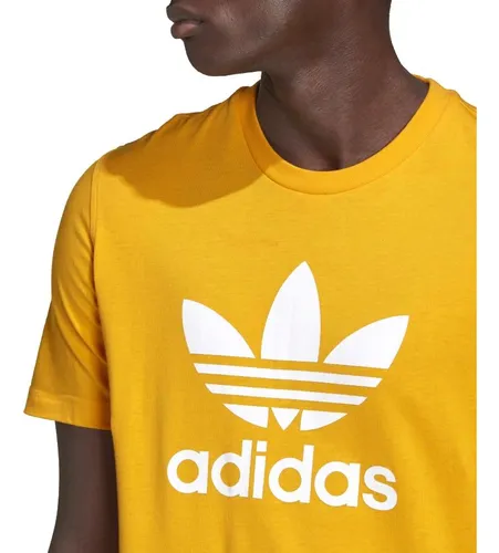 Camiseta adidas originals amarela deals