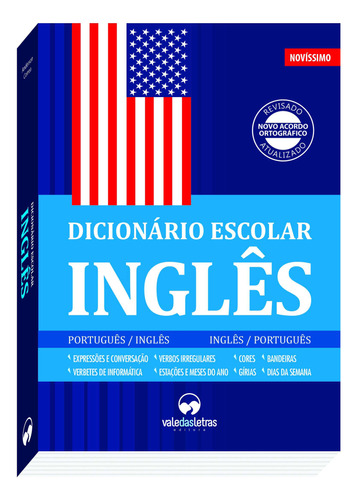 Libro Dicionario Escolar De Ingles De Correa Anderson Vale