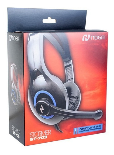 Auricular Gamer St 703 Noga Headset Stormer Consolas Con Mic