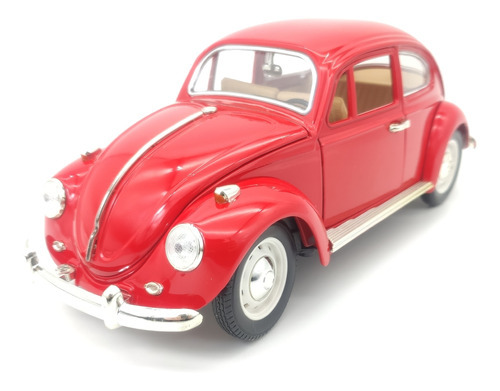 Colección de tranvías Beetle Miniature Iron Trolley 1:18 Color rojo