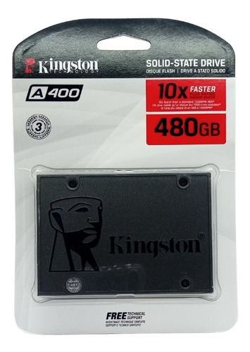 Disco Duro Estado Solido Kingston Ssd 480gb Sata A400