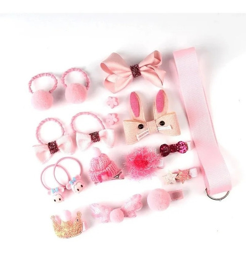 Set De Accesorios Para Bebés Niñas Ganchitos Cabello Kawaii