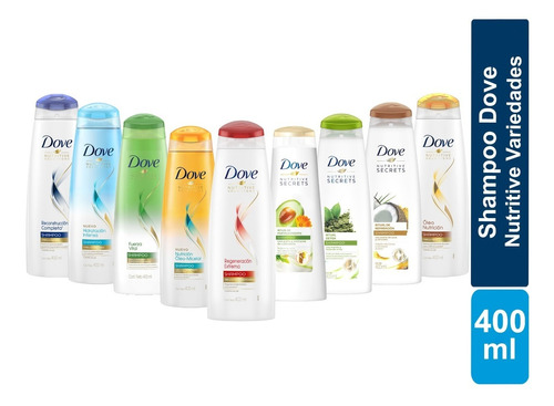 Shampoo Dove Nutritive Secrets Variedades 400ml