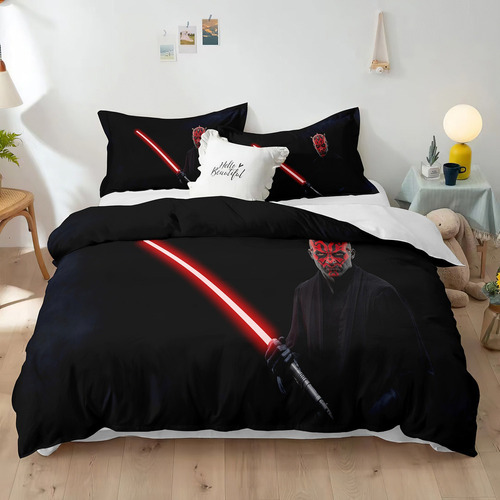 Juego De Cama Star Wars, Funda De Edredón Darth Maul