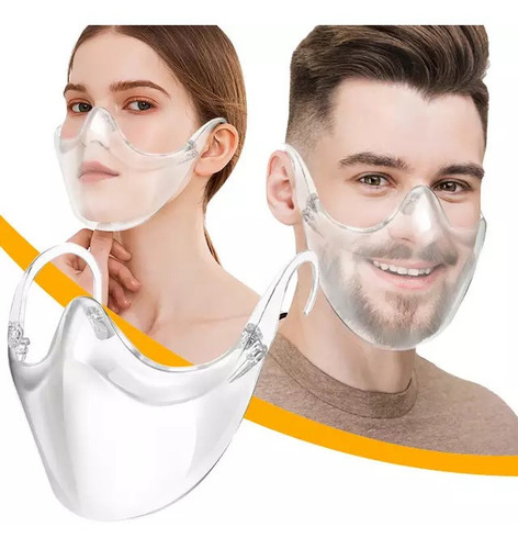 Tapabocas Transparente Mascara Careta Protector Facial