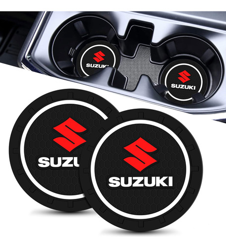 Posavasos De Coche Para Suzuki, 2 Piezas