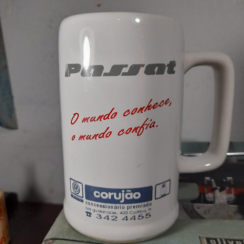 Imagem 3 de 5 de Caneca Chope Passat Volkswagen Antiga Concessionária Corujão