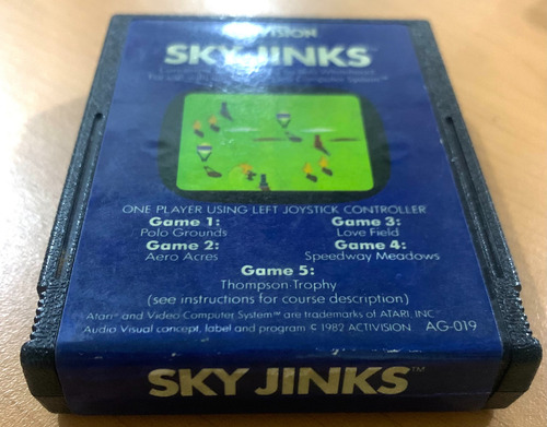 Atari Sky Jinks - Videojuego Físico Para Atari (Usado)