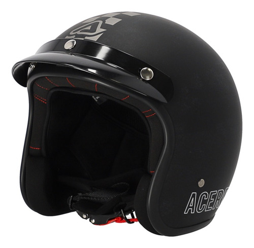 Casco Moto Acerbis Skodela Blue Talle Xl - Cafe Race