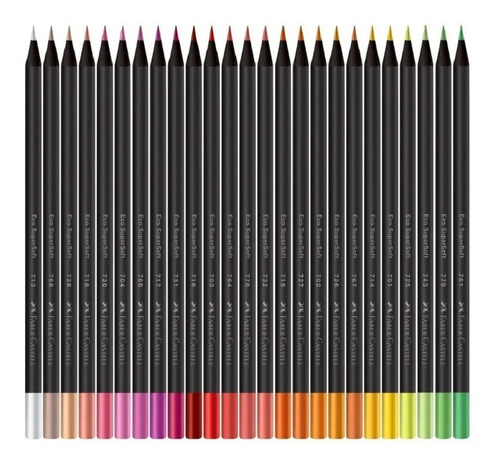 Imagem 3 de 8 de Lápis De Cor 100 Cores Supersoft Faber-castell Profissional